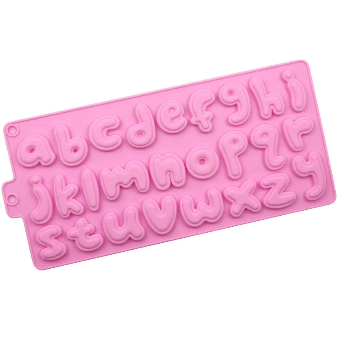 Lowercase Bubble Alphabet Silicone Mold