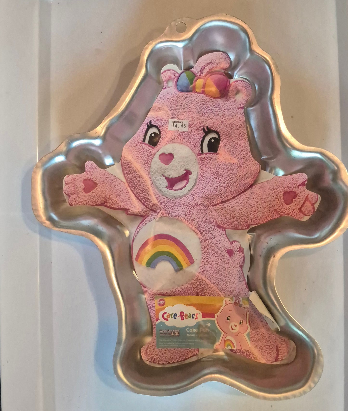 Wilton Care Bears Cheer Bear Cake Pan 2005 New w/ Insert Vintage Aluminum