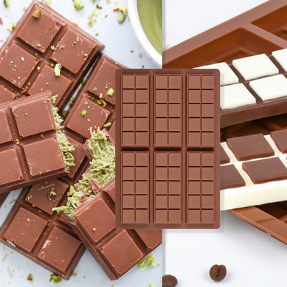 Silicone Chocolate Bar Mold – Break-Apart Candy Bar Mold