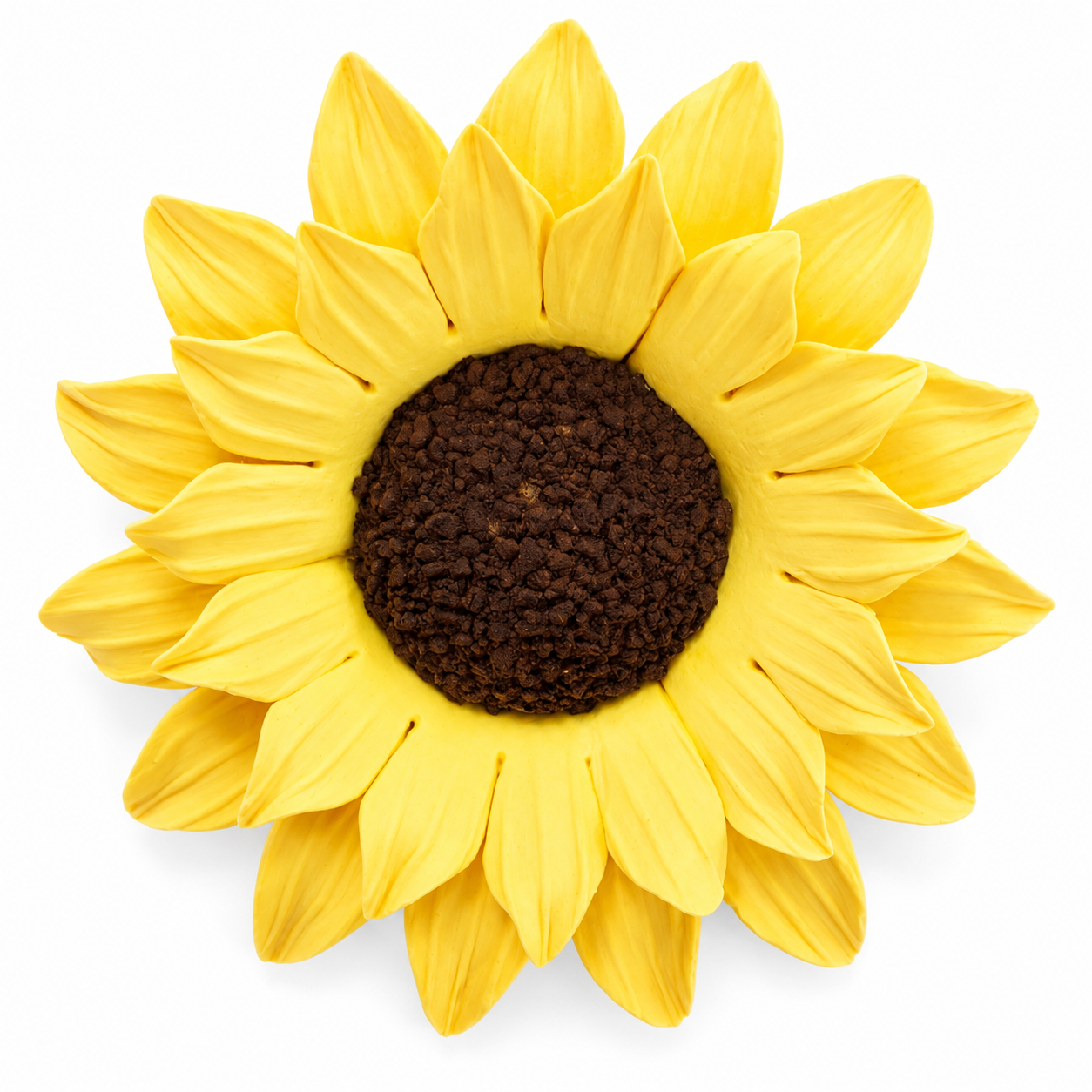 Sunflower Gum Paste Flower - 4.25" Cake Decoration