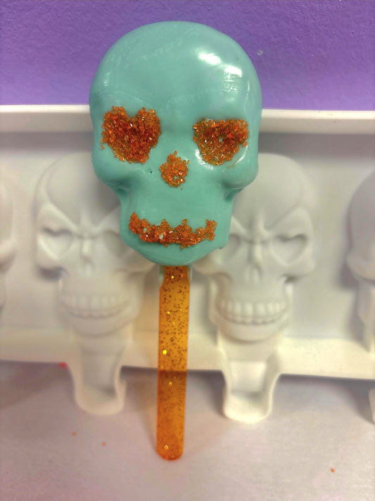 Halloween Skull Cakesicle/Popsicle Silicone Mold