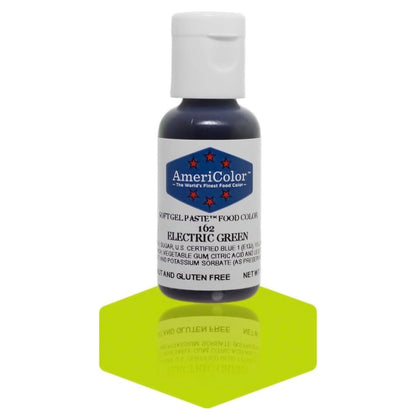 Americolor Soft Gel Paste Food Coloring .75 Electric Green