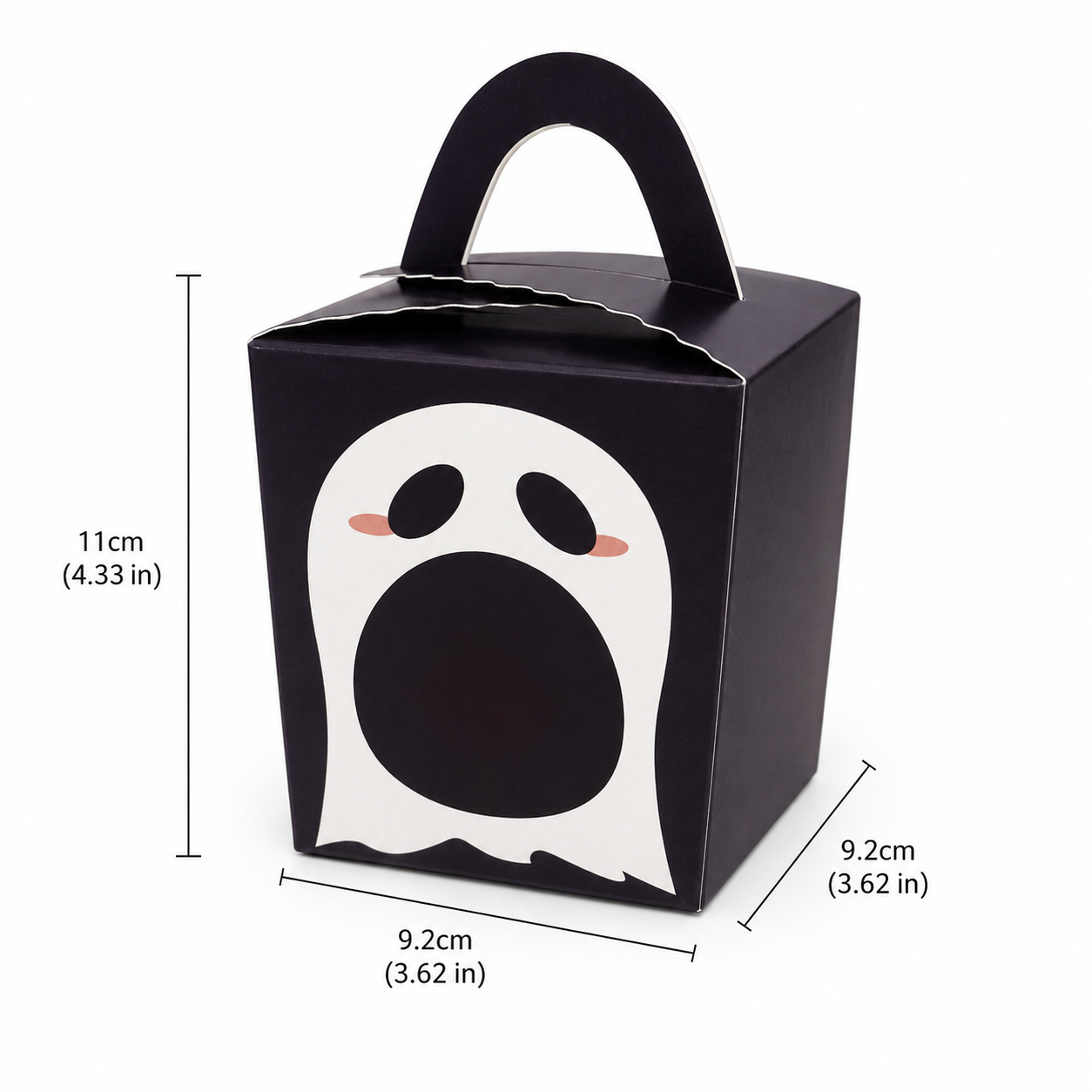Halloween Ghost Cupcake Box 5 Count