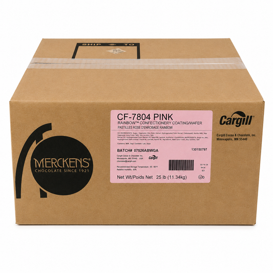 Chocolate Melting Wafers Merckens Pink  – Naturally Colored, No Artificial Dyes