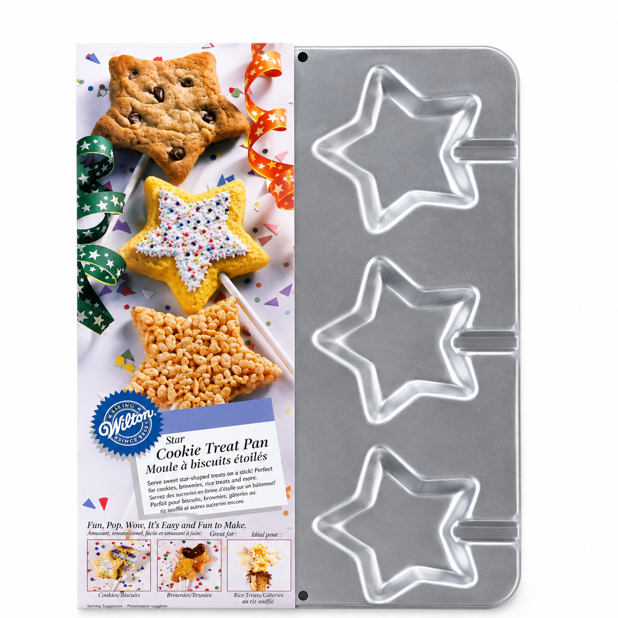 Wilton Star Cookie Treat Pan New 1998