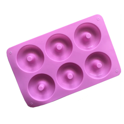 Donut Silicone Baking Mold 6-Cavity