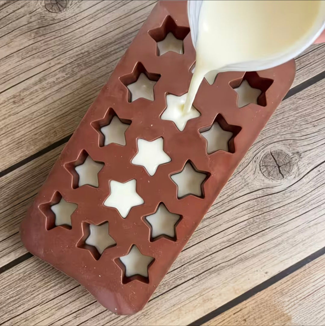 Star Shaped Silicone Mold 15 Cavity