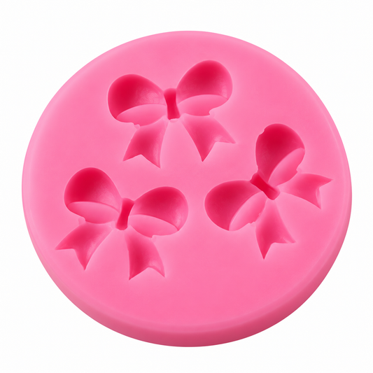 3 Bow Styles Fondant & Gum Paste Silicone Mold