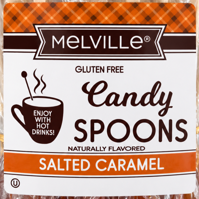 Salted Caramel Candy Spoon – Individually Wrapped