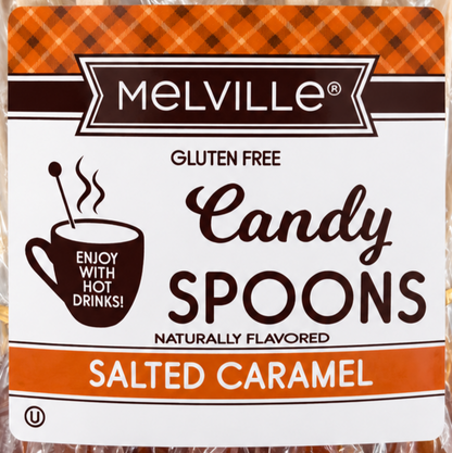 Salted Caramel Candy Spoon – Individually Wrapped