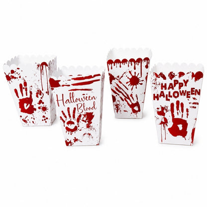 Halloween Bloody Drip Popcorn Boxes 4 Count