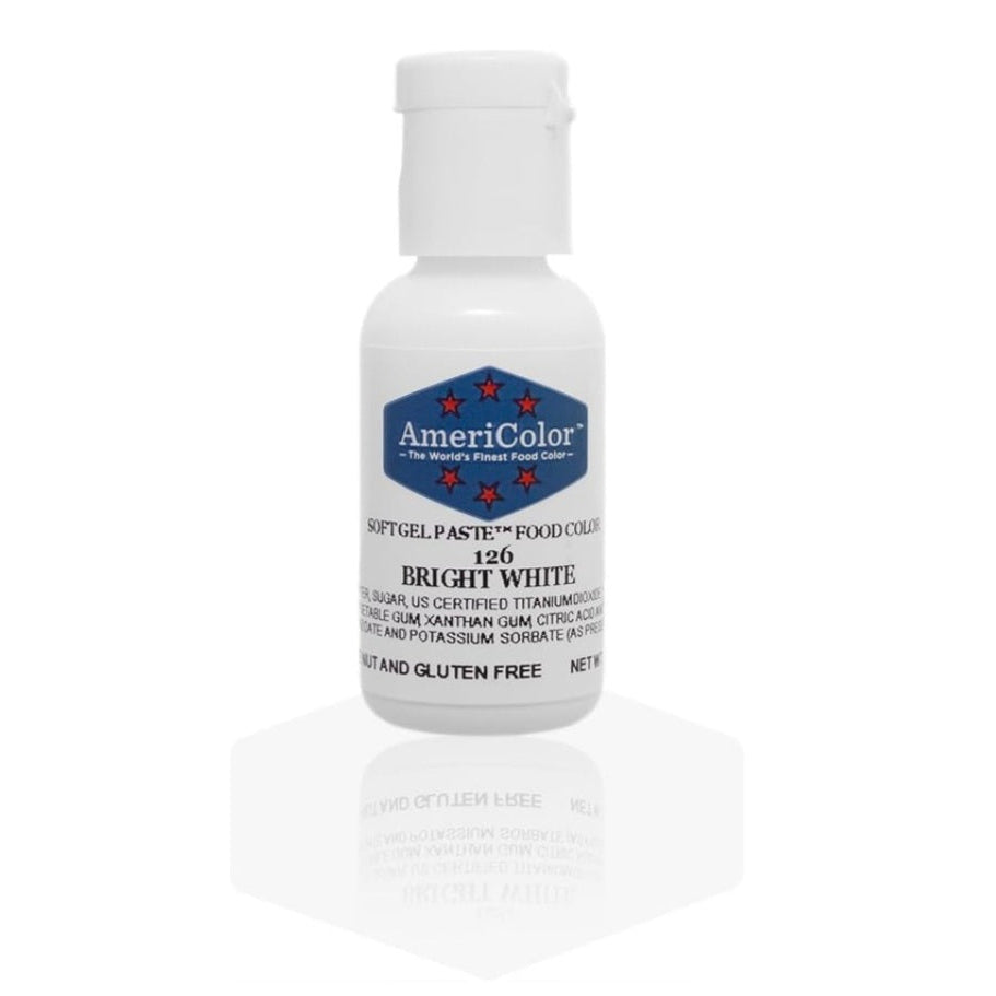 Americolor Soft Gel Paste Food Coloring .75 White