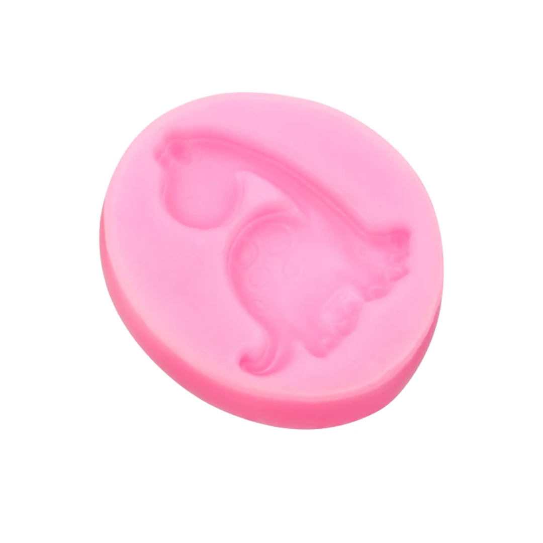 Long Neck Dinosaur Fondant & Gum Paste Silicone Mold