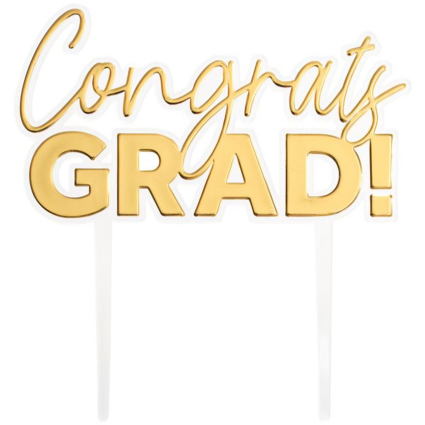 Congrats Grad Graduation Cake Topper