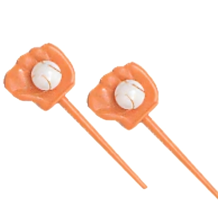 Baseball Glove Cupcake Picks – Plastic Cake & Cupcake Toppers 12 Ct