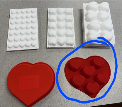 Valentine Heart Silicone Pan Cupcakes, Brownies & Rice Krispy Treats
