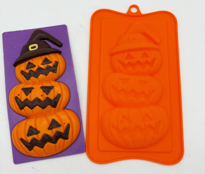 Halloween Pumpkin Silicone Chocolate Mold