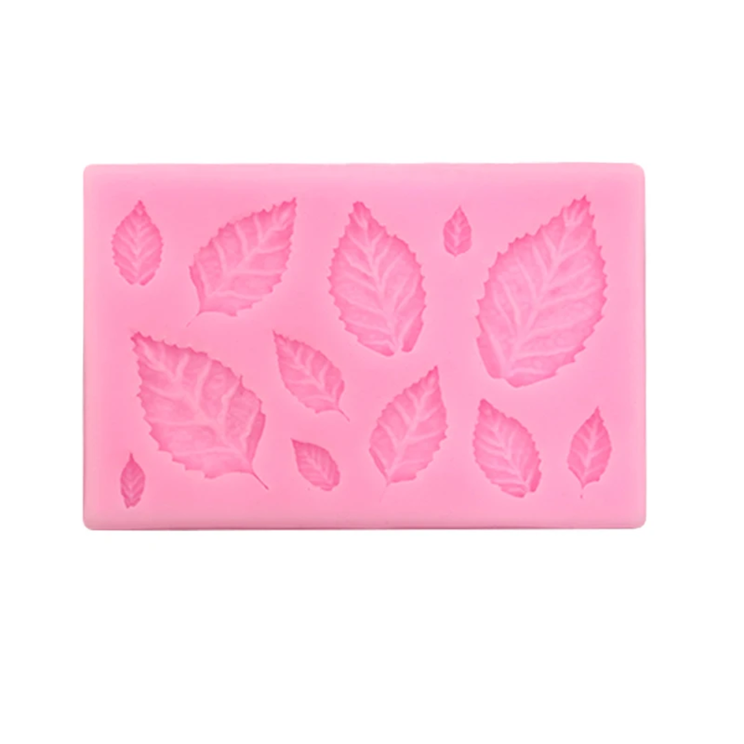 Assorted Realistic Leaves Fondant & Gum Paste Silicone Mold
