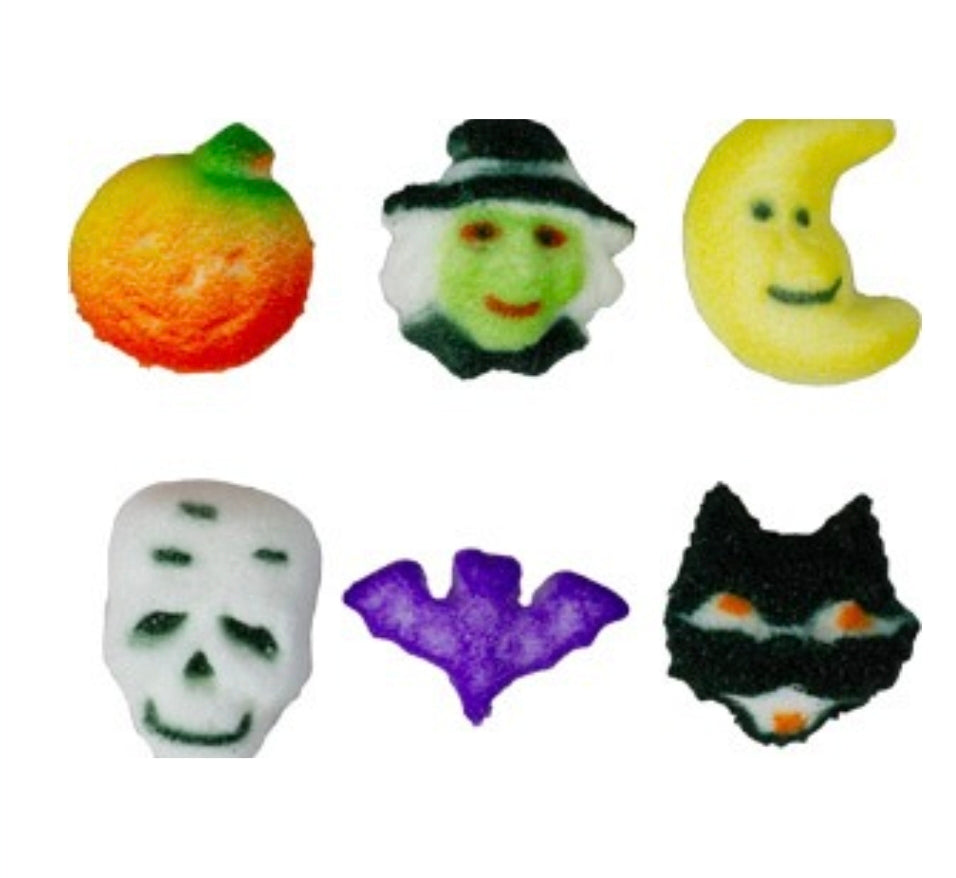 Edible Decorations Mini Halloween Assortment 12 Count