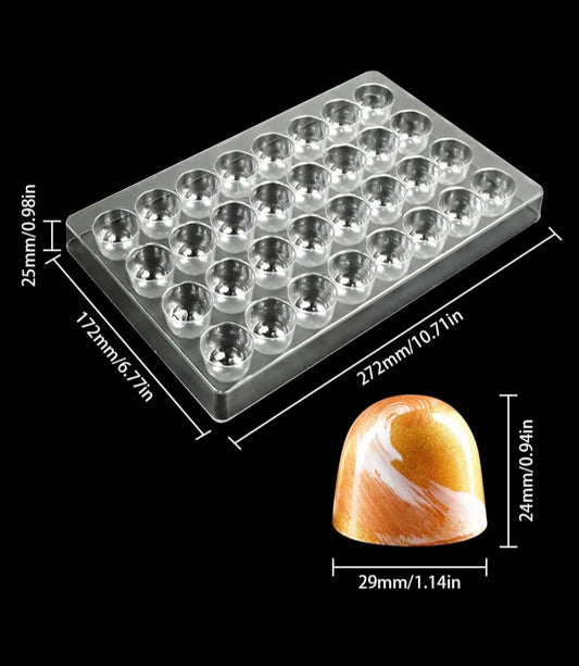 Deep Truffle Chocolate Mold