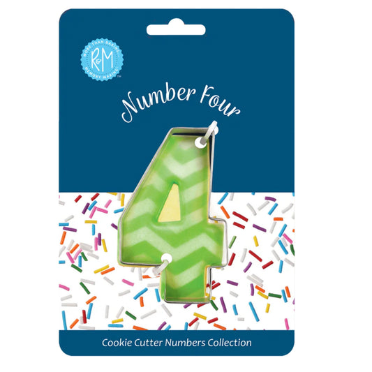 Number 4 Cookie Cutter