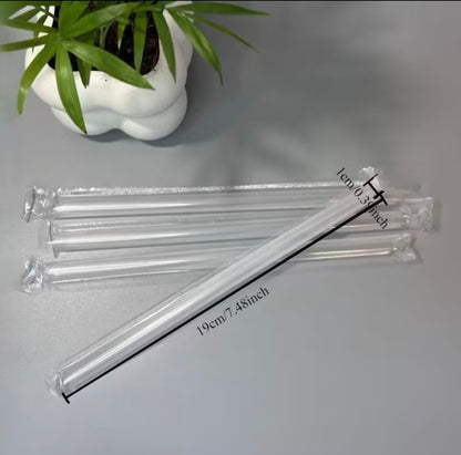 Cake Support Straws – Jumbo Bubble Tea Straws for Cake Dowels (10 Pack)