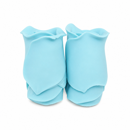 Rosebud Gum Paste Flower Blue 6 Count