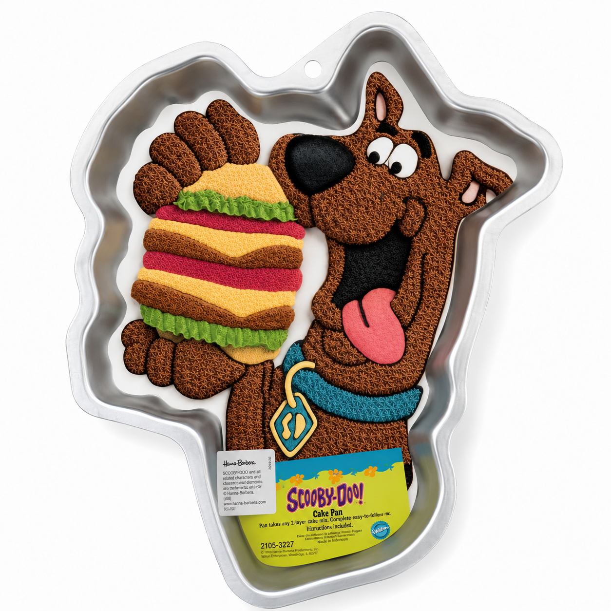 Wilton Scooby-Doo Cake Pan Aluminum 2002 New with Insert WB Hanna-Barbera
