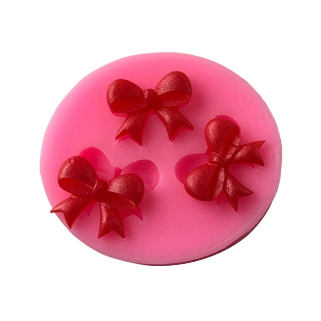 3 Bow Styles Fondant & Gum Paste Silicone Mold
