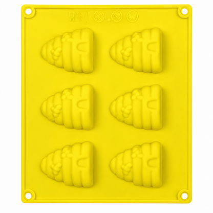 Beehive Silicone Chocolate Mold – 6 Cavity