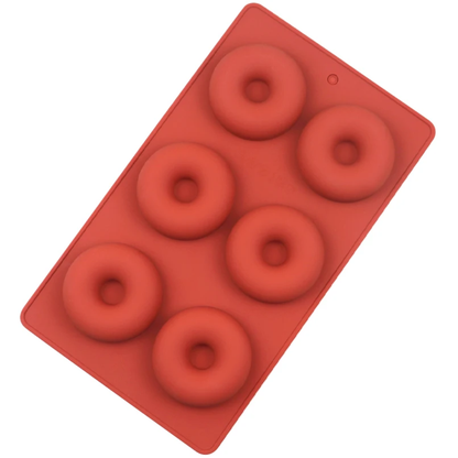 Donut Silicone Baking Mold - 6-Cavity