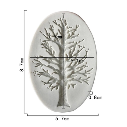 Bare Tree Fondant & Gum Paste Silicone Mold