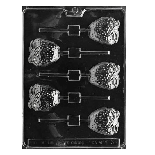 Strawberry Chocolate Lollipop Mold