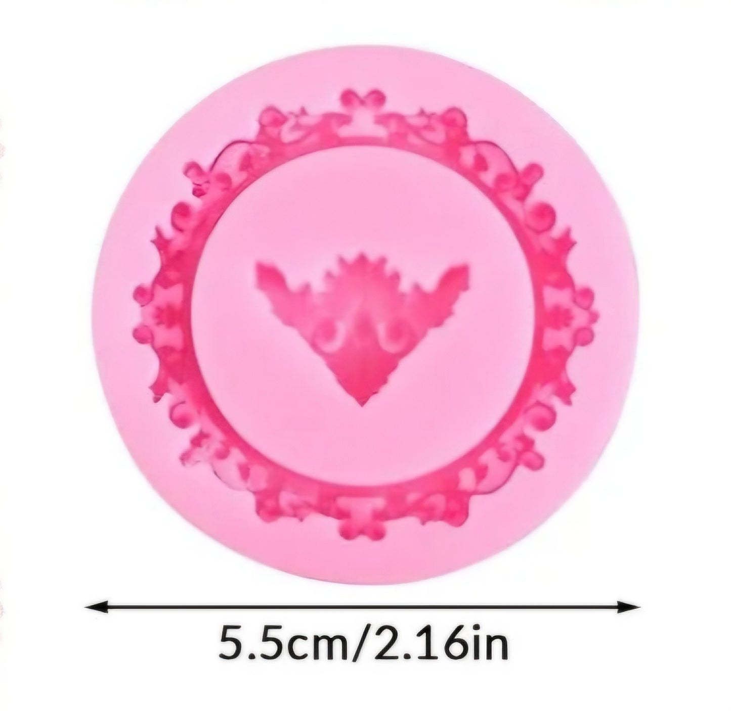Circle Frame Silicone Mold Fondant & Chocolate Cake Decoration Mold