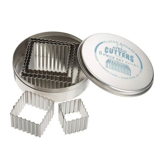 Fluted Tear Drop Cutters 5pc Set