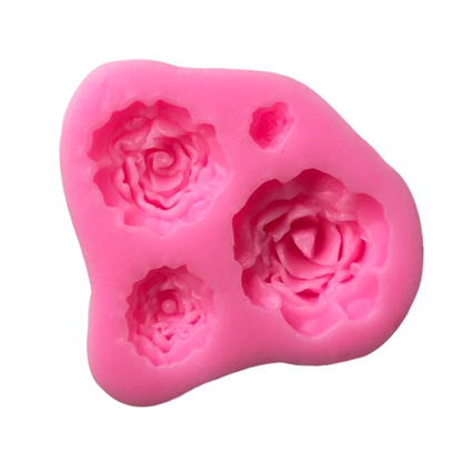 Peony Flower Fondant & Gum Paste Silicone Mold – 3 Sizes