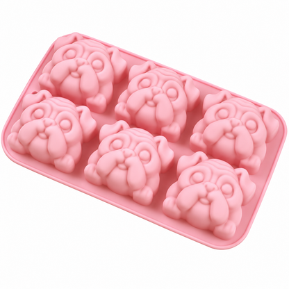 Bulldog Puppy Silicone Mold