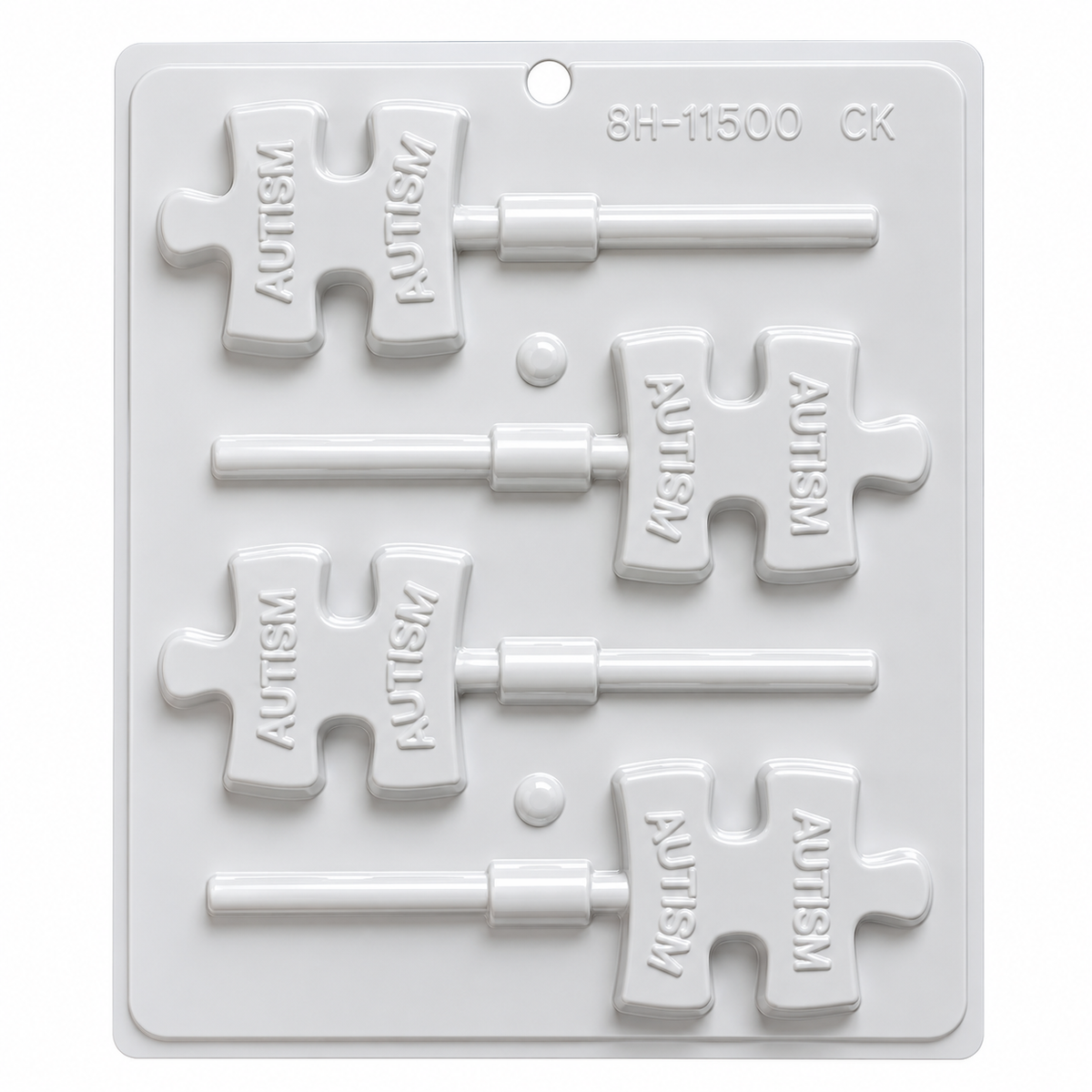 Hard Candy Mold Austism Sucker