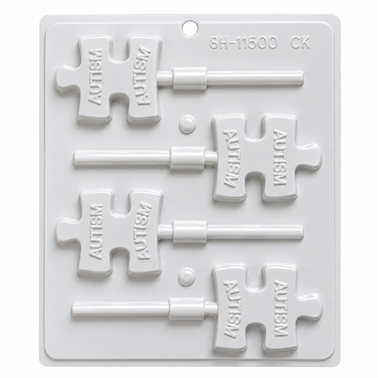 Hard Candy Mold Austism Sucker