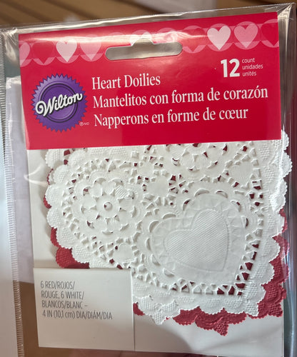 Heart Doilies 12 Count