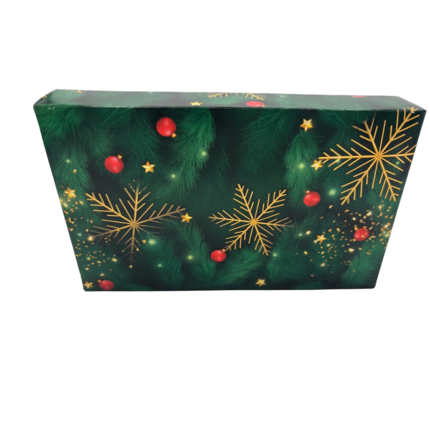 Christmas Candy Box w/Window 1/2lb 5-Count