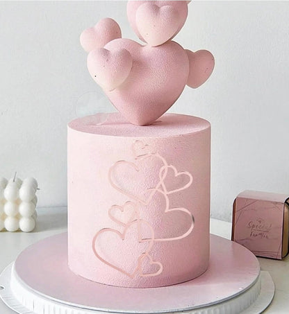 Hearts Cake Topper