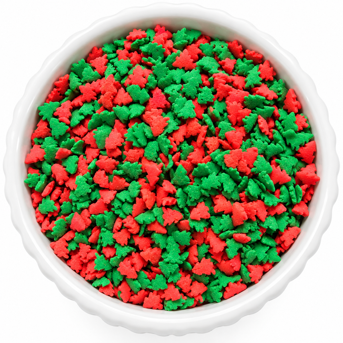 Red & Green Christmas Tree Confetti Sprinkles