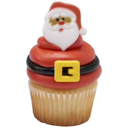 Edible Decorations Santa Belt Buckle 12 Count