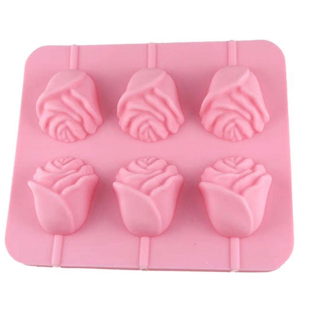 Chocolate Rose Pop Silicone Mold