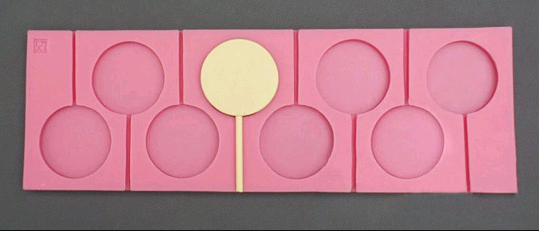 Classic Hard Candy Sucker Mold Silicone Lollipop Mold