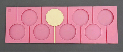 Classic Hard Candy Sucker Mold Silicone Lollipop Mold