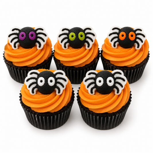 Itsy Bitsy Spider Royal Icing Decorations - 12 Count