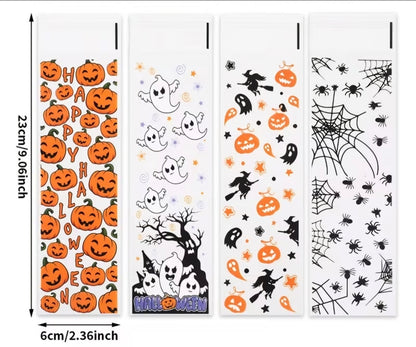 Halloween Pretzel Bags 20 Count Self Sealing Treat Bag Assortment