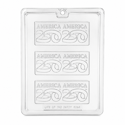 America 250th Chocolate Bar Mold